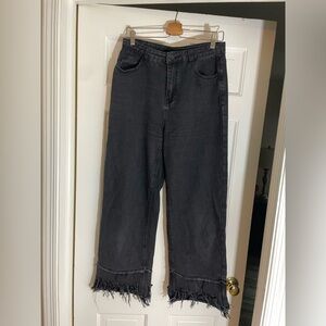 Black jeans with cool trim